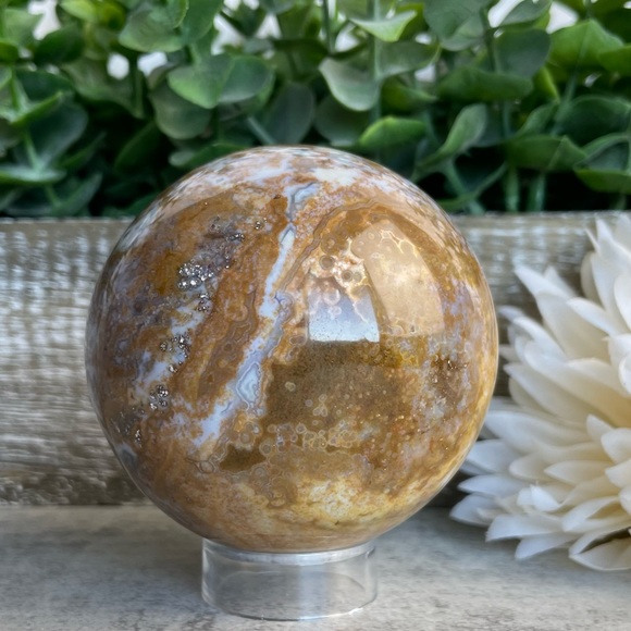 Ocean Jasper Sphere - Picture 5 of 17